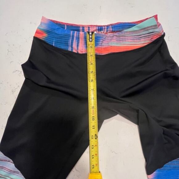 Reel Legends Jagged Stripe Cropped Leggings & L.S. Loungewear Set Sz XL - Picture 9 of 15